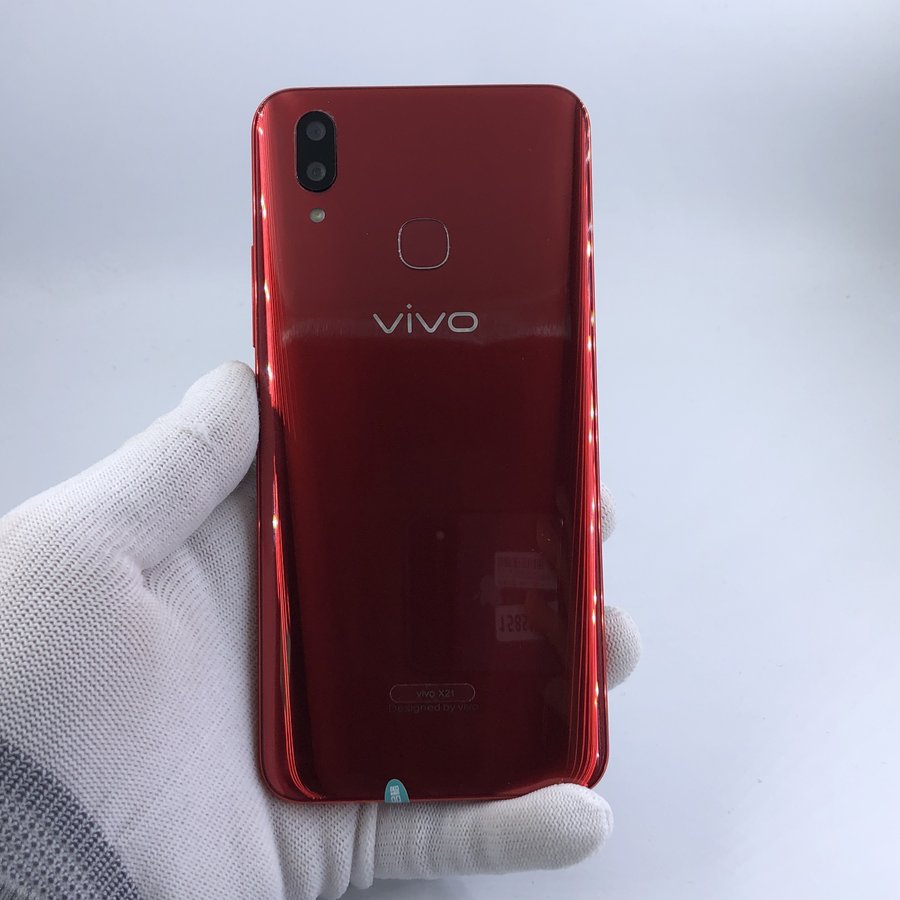 vivo【vivo x21】移动 4g/3g/2g 宝石红 6g/64g 国行 8成新