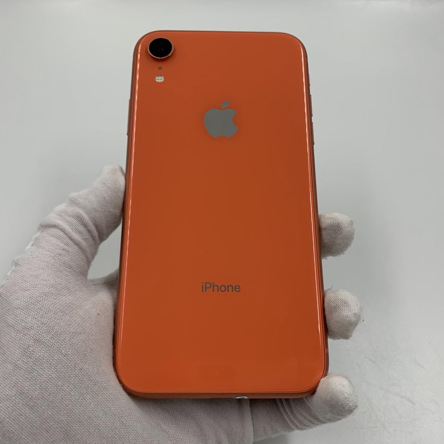 苹果【iphone xr】4g全网通 珊瑚色 64g 国行 99新 真机实拍