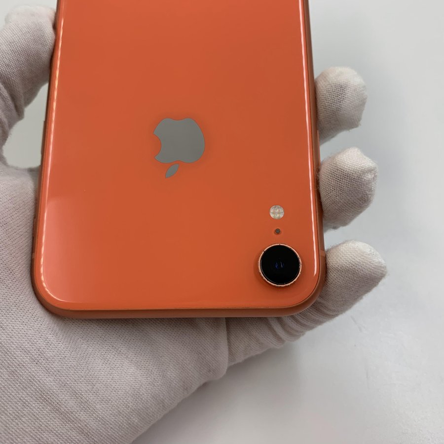 苹果【iphone xr】4g全网通 珊瑚色 64g 国行 8成新 真机实拍