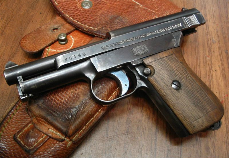 毛瑟m1934式手枪(枪械)毛瑟m1934式手枪由德国毛瑟兵工厂制造,是毛瑟m