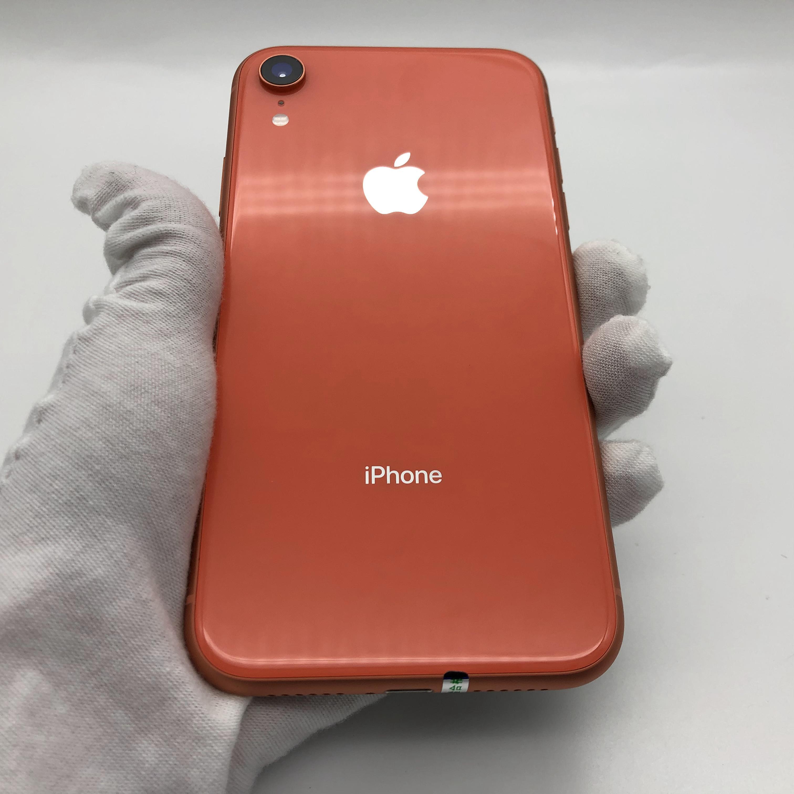 苹果【iphone xr】全网通 珊瑚色 64g 港澳台 95新 真机实拍