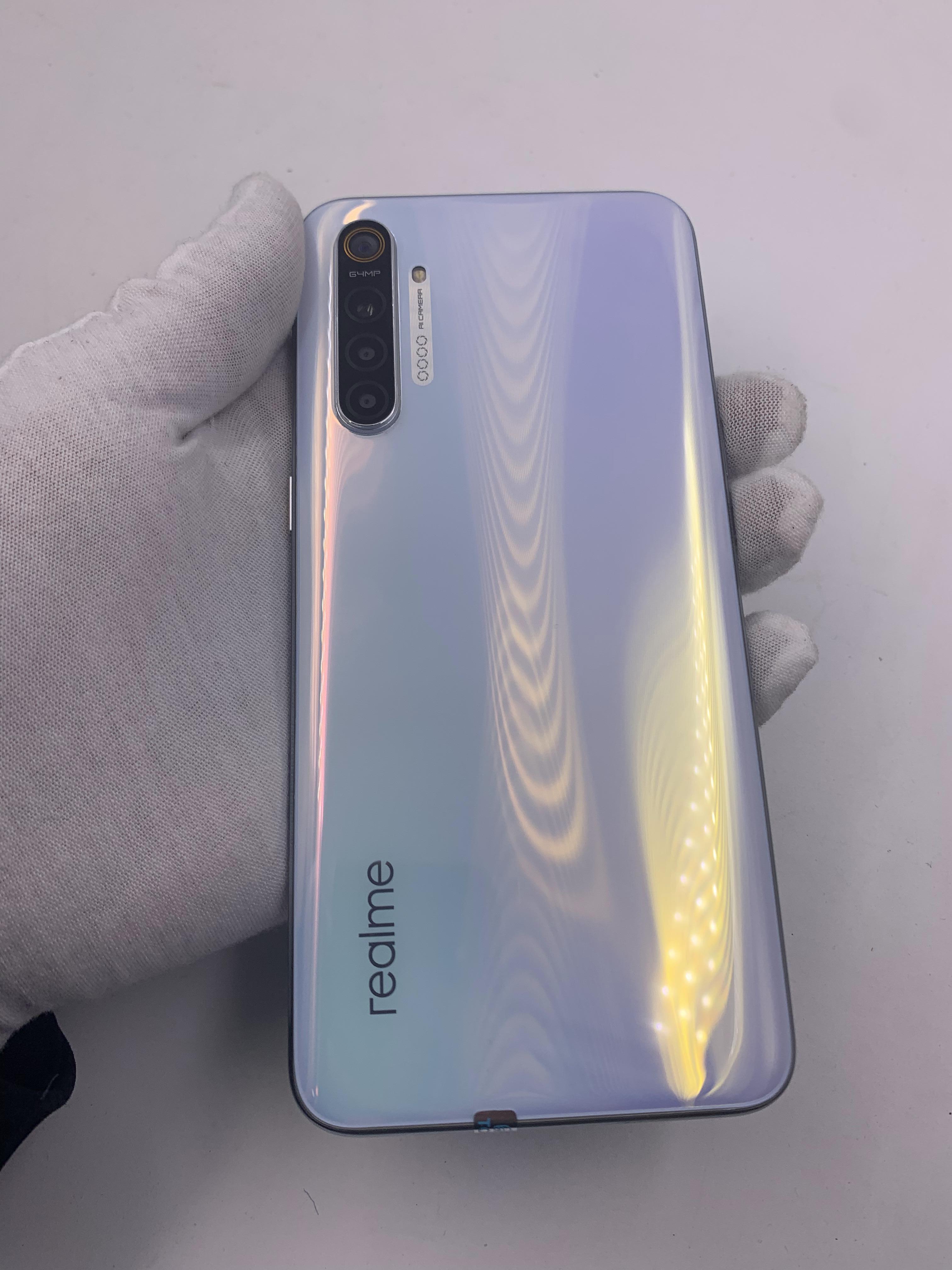 官方质检95成新 全网通 白色 国行 6g/128g realme 真我 x2