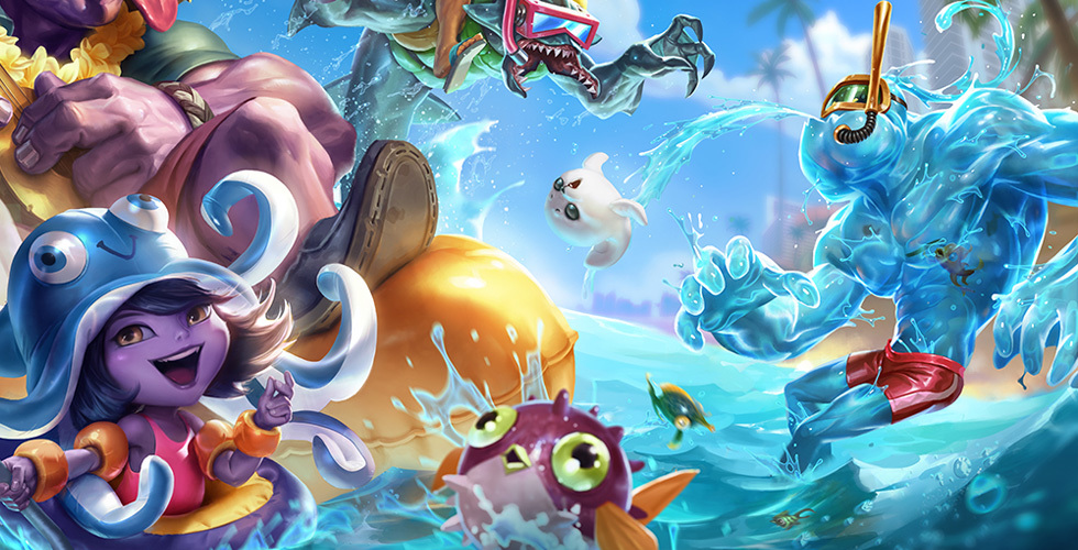 泳池航拍高清素材