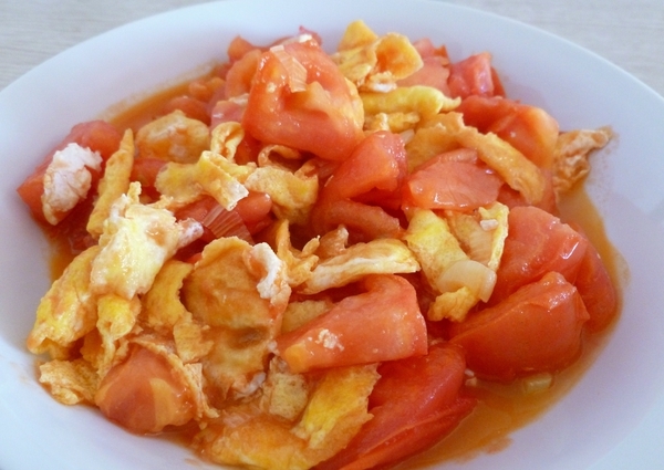 蚝油番茄炒鸡蛋食谱
