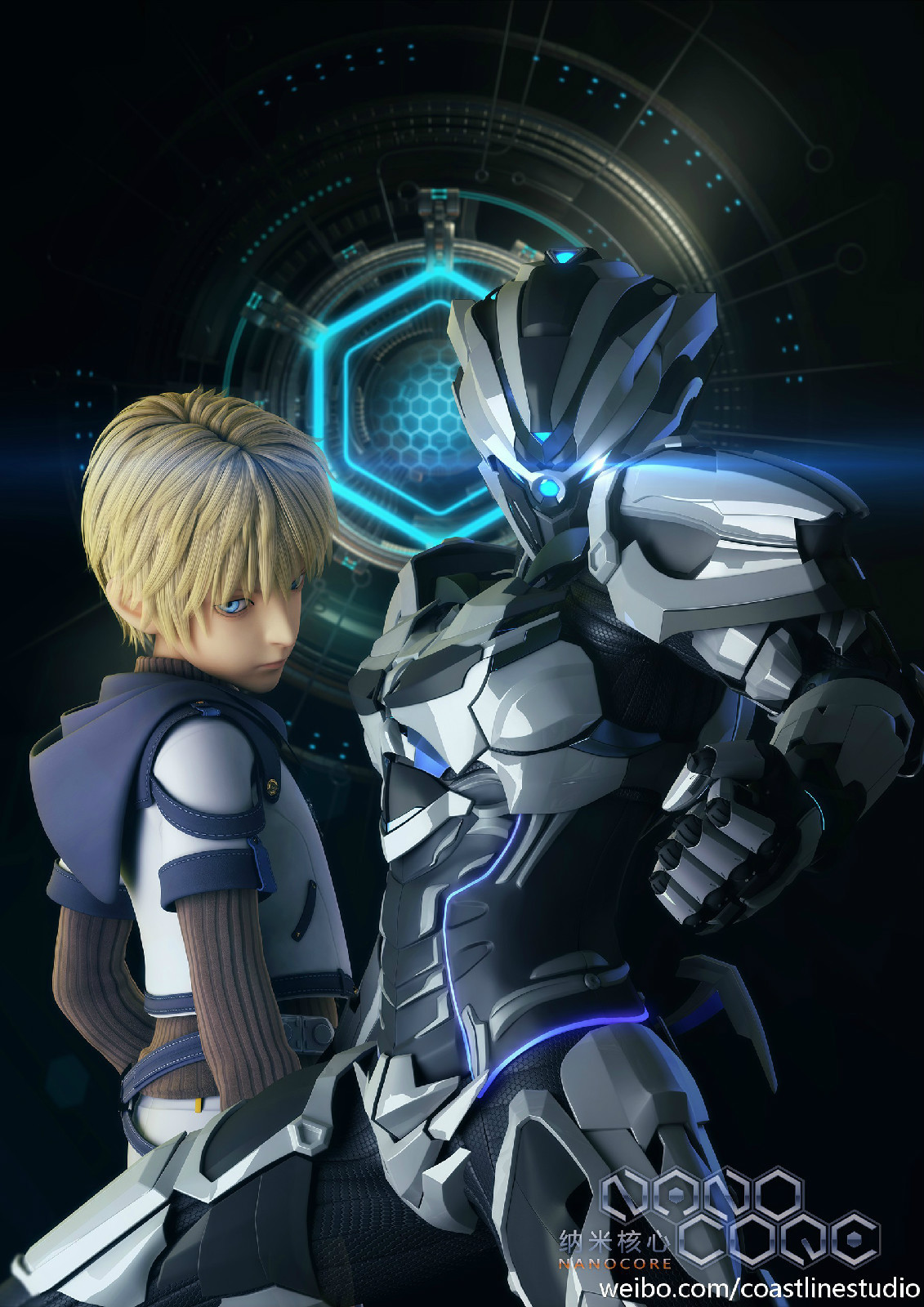 纳米尖兵巴德尔全身