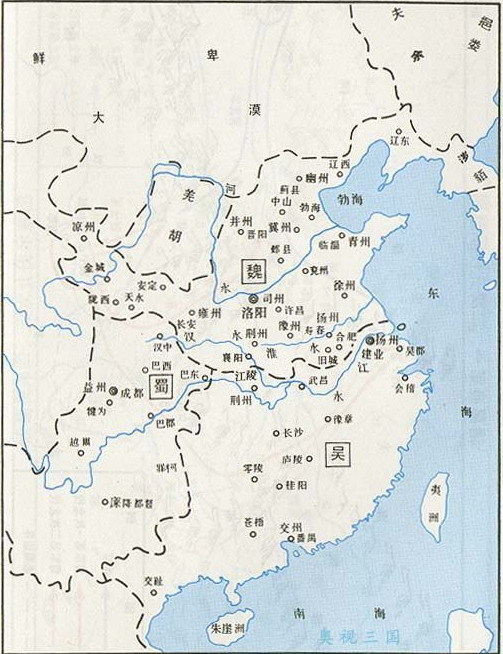 (图)三国时地图