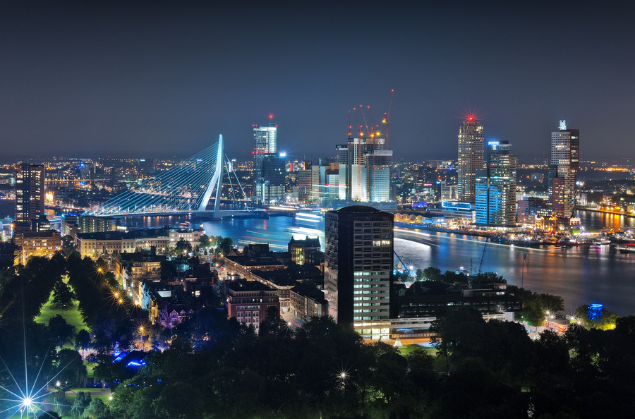 鹿特丹璀璨夜景