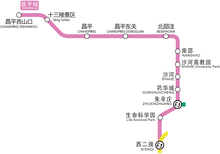 昌平地铁线路图