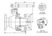 衬氟球阀结构图