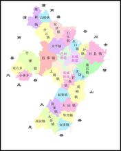 铜梁区行政区划图