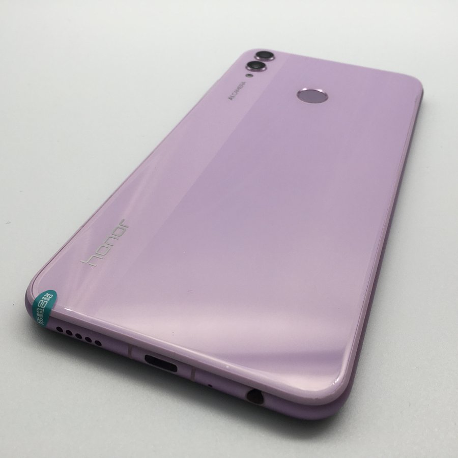 荣耀荣耀8x全网通梦幻紫6g128g国行8成新