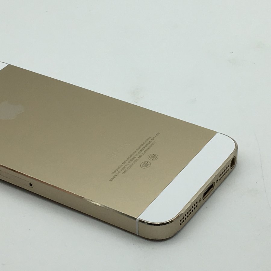 苹果【iphone 5s】金色 16 g 国行 移动联通 4g/3g/2g 7成新