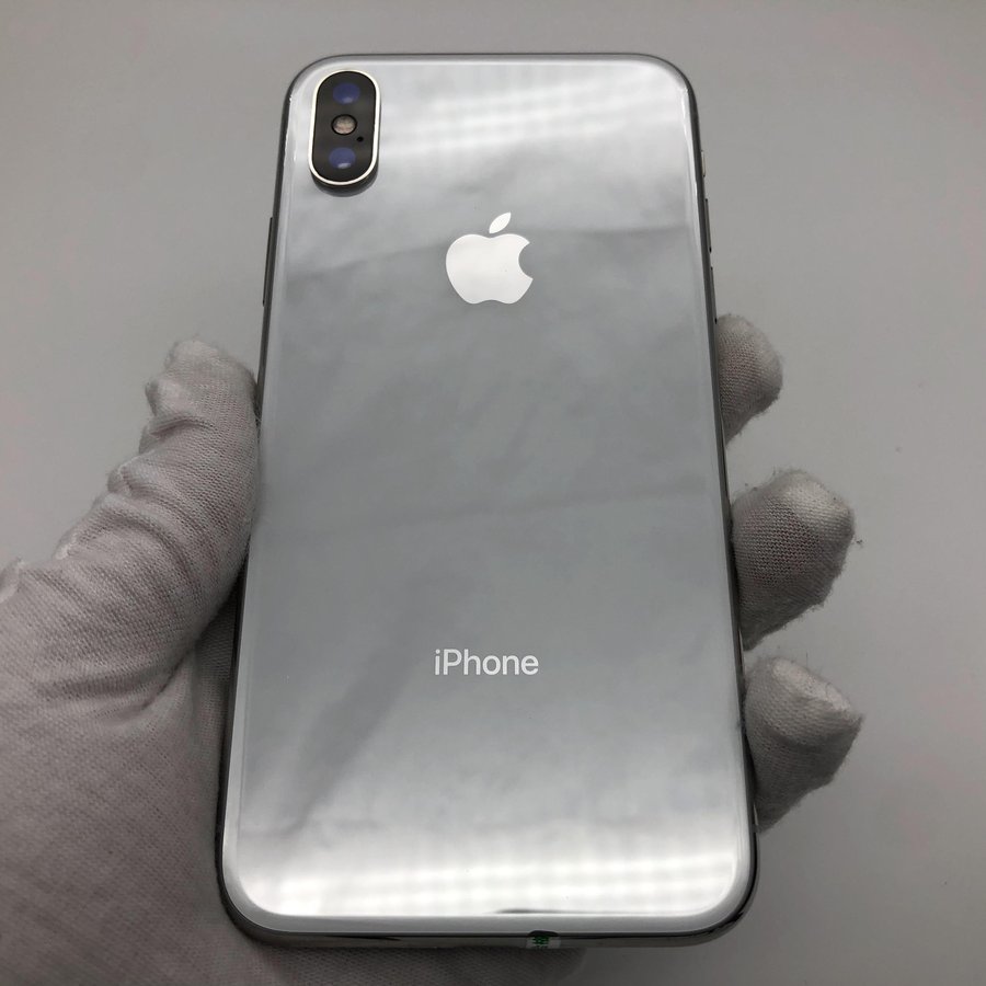 苹果iphonex全网通银色64g国行95新真机实拍