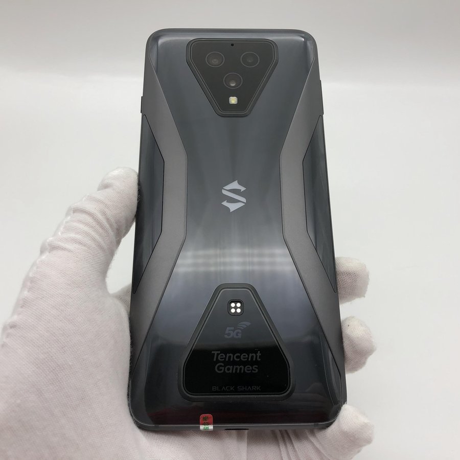 小米【黑鲨 3s 5g】5g全网通 天云黑 12g/128g 国行 8成新 真机实拍