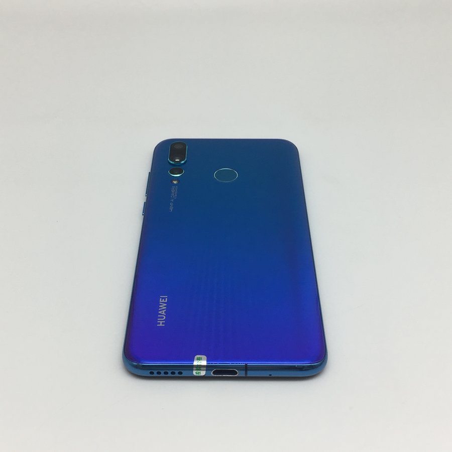 华为nova4高配版4800万像素全网通蓝色8g128g国行8成新真机实拍