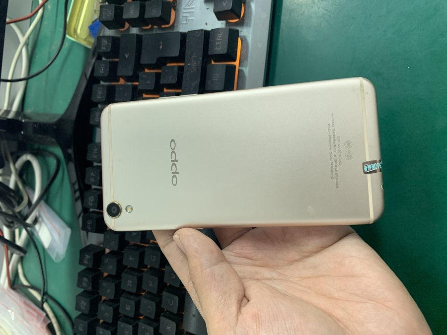 oppo【oppo r9m】4g全网通 金色 64g 国行 8成新 - 专业质检 180天