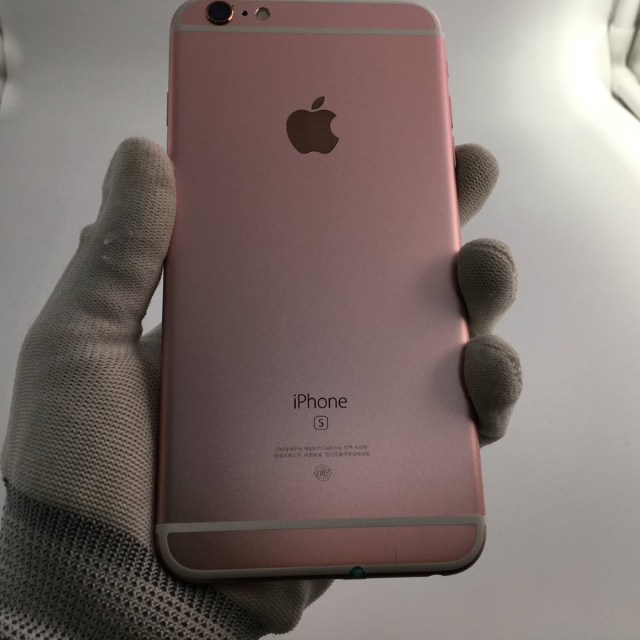 苹果【iphone 6s plus】全网通 玫瑰金 64g 国行 95新