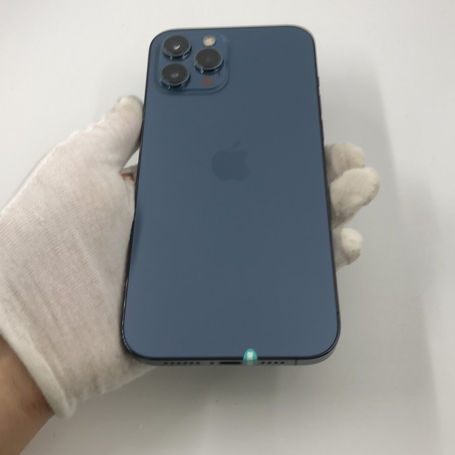 苹果iphone12promax5g全网通海蓝色256g国行95新
