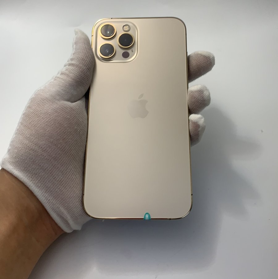 苹果iphone12promax5g全网通金色128g国行99新