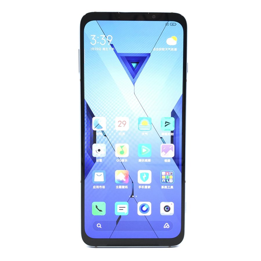 小米【黑鲨 3s 5g】5g全网通 水晶蓝 12g/128g 国行 9成新 真机实拍