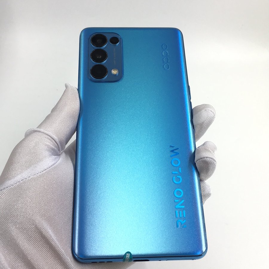 opporeno5pro5g全网通极光蓝8g128g国行95新8g128g真机实拍