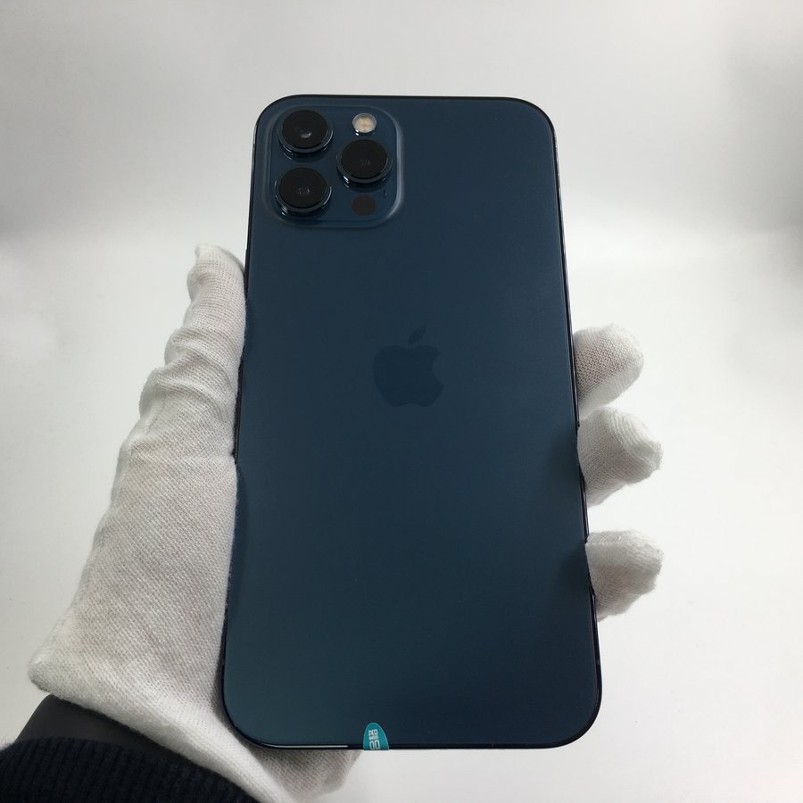 苹果iphone12promax5g全网通海蓝色256g国行99新256g真机实拍