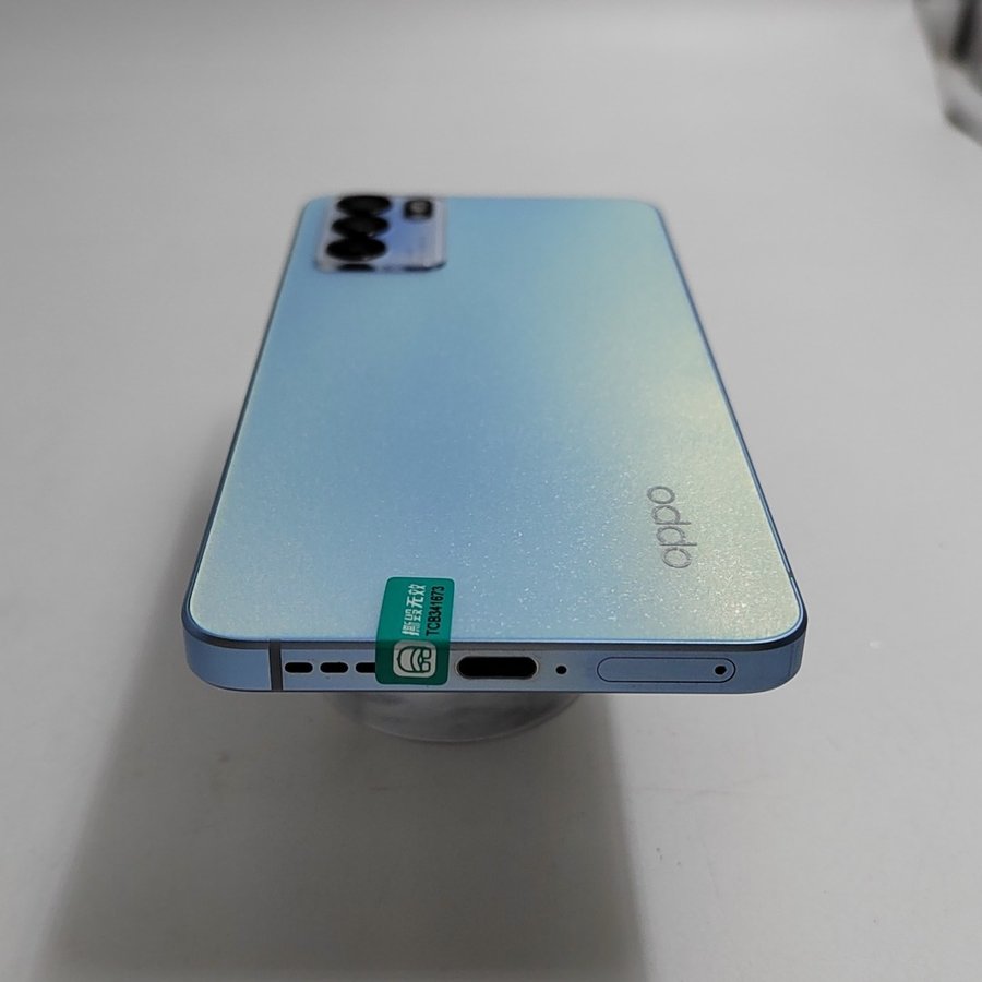 oppo【oppo reno6】5g全网通 夏日晴海 8g/128g 国行 9成新 专业