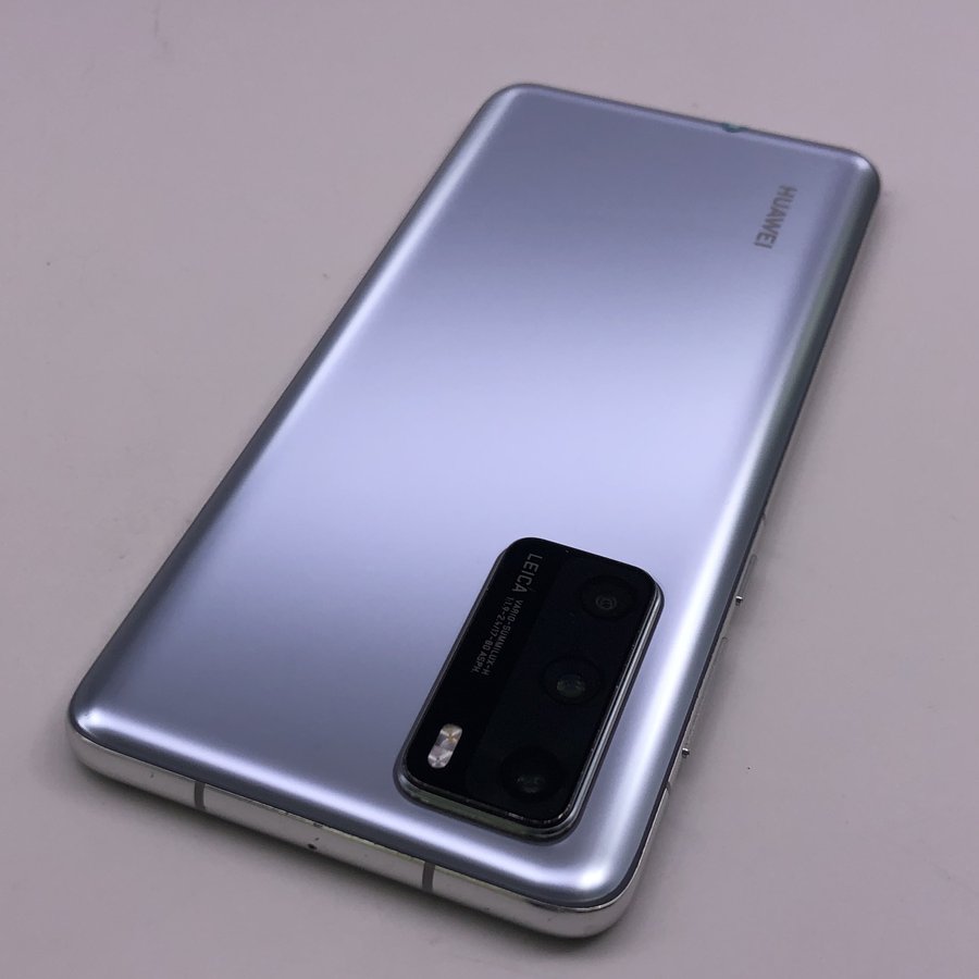 华为【p40】5g全网通 冰霜银 8g/128g 国行 8成新