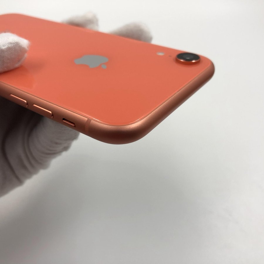 蘋果【iphone xr】4g全網通 珊瑚色 128g 港澳臺 8成新 真機實拍