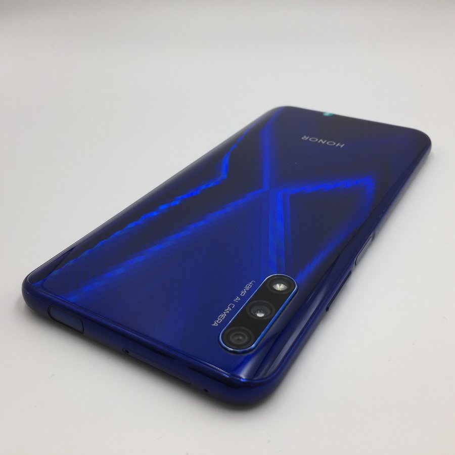 荣耀9x全网通蓝色4g64g国行9成新4g64g真机实拍