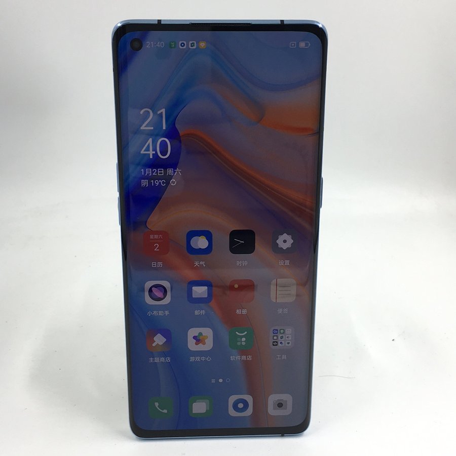 oppo【reno4 pro 5g】5g全网通 晶钻蓝 12g/256g 国行 95新 12g/256g
