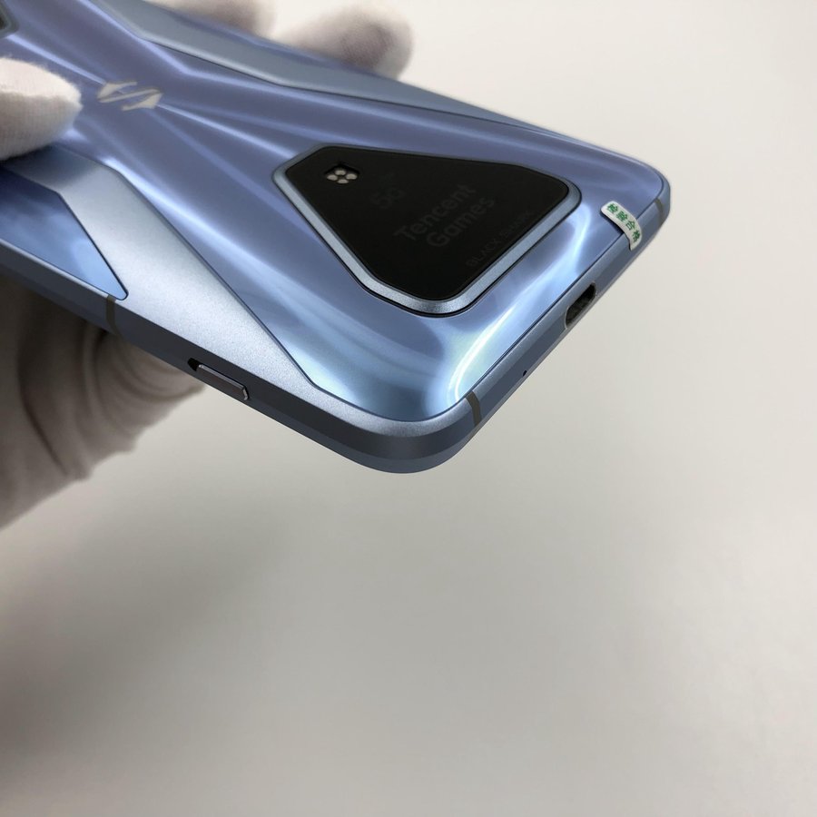 小米【黑鲨 3s 5g】5g全网通 水晶蓝 12g/128g 国行 9成新 真机实拍