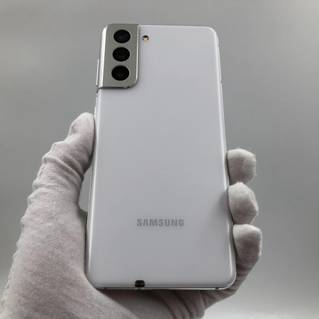 三星【galaxy s21】5g全网通 丝雾白 8g/128g 国行 95新 真机实拍
