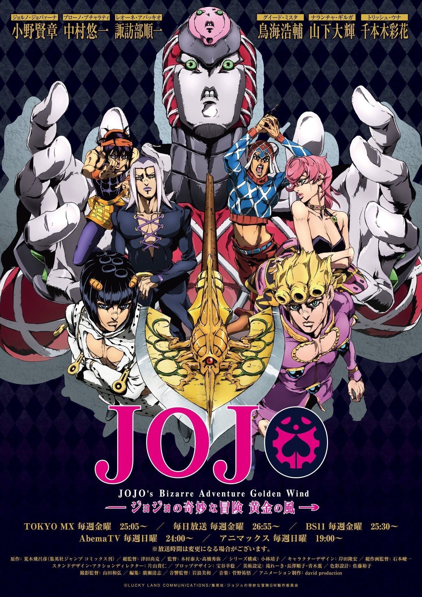 JOJO的奇妙冒险黄金之风