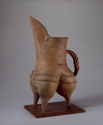 龙山文化红陶鬶(文化遗产)鬶(guī音规),唇口,口