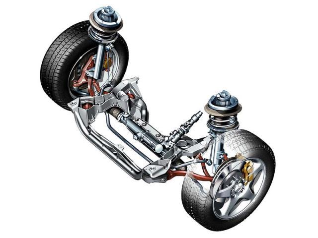 一般汽车的前桥是转向桥.四轮转向汽车的前后桥,都是转向桥.