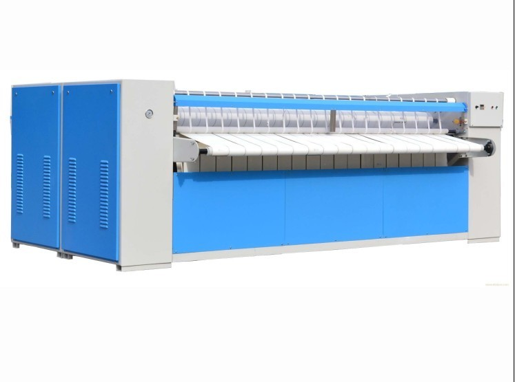 其主要部件一般是单个,两个辊(现代的烫平机可能含有三个辊),辊通过