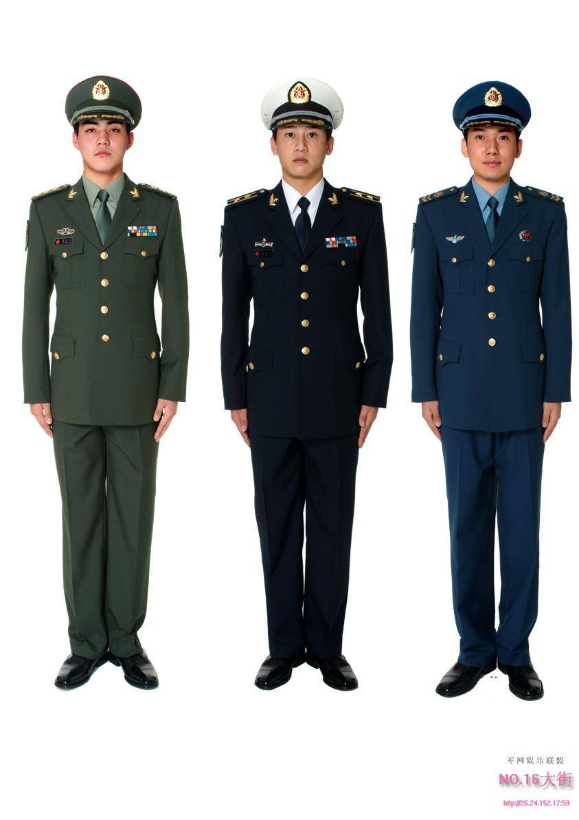 部队衣服分类图片