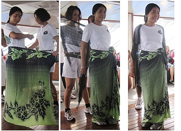 柬埔寨纱笼裙白色图片