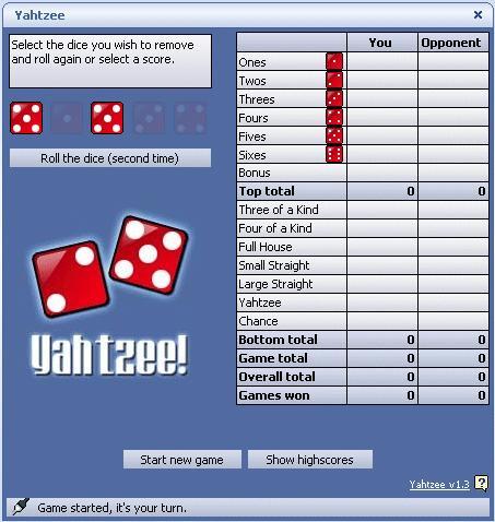 yahtzee(其他游戏相关)yahtzee快艇骰子是风靡全世界超过40年的经典