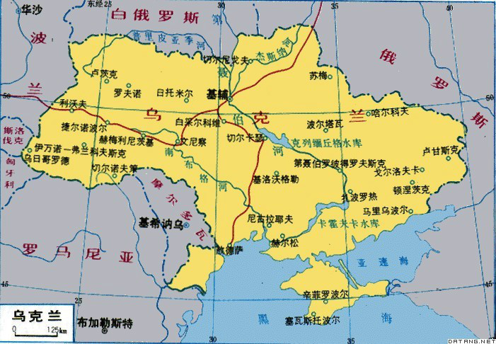 乌克兰顿河地图图片