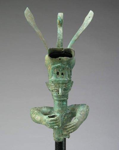 三星堆青铜兽首冠人像(文化遗产)