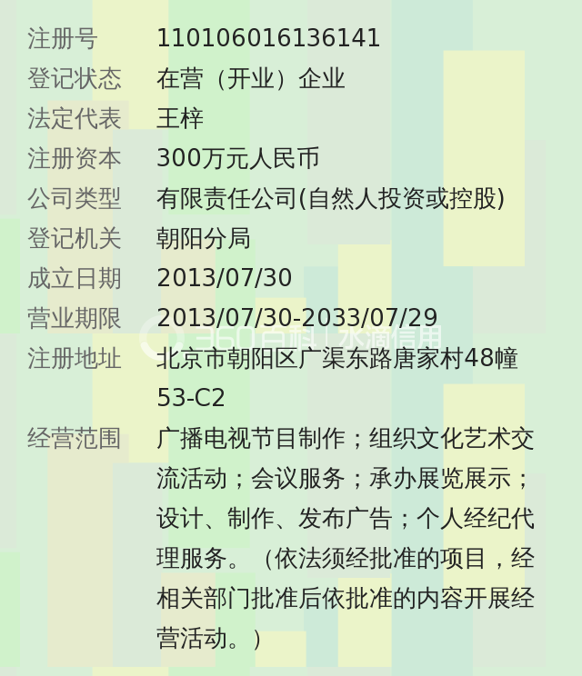 北京时代光影文化传媒有限公司