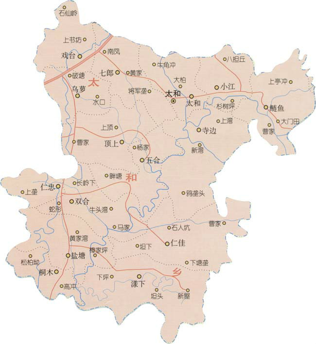 清新区太和镇地图图片