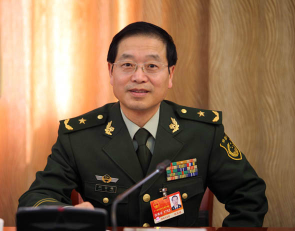 中国武警现役少将图片