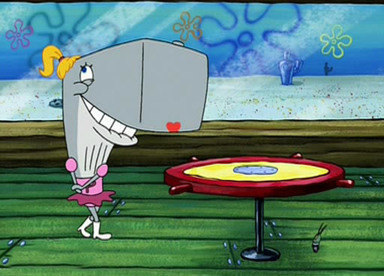 (其他人物相关|动漫人物)珍珍是美国动漫《海绵宝宝》中蟹老板的女儿