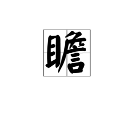 瞻(汉字)