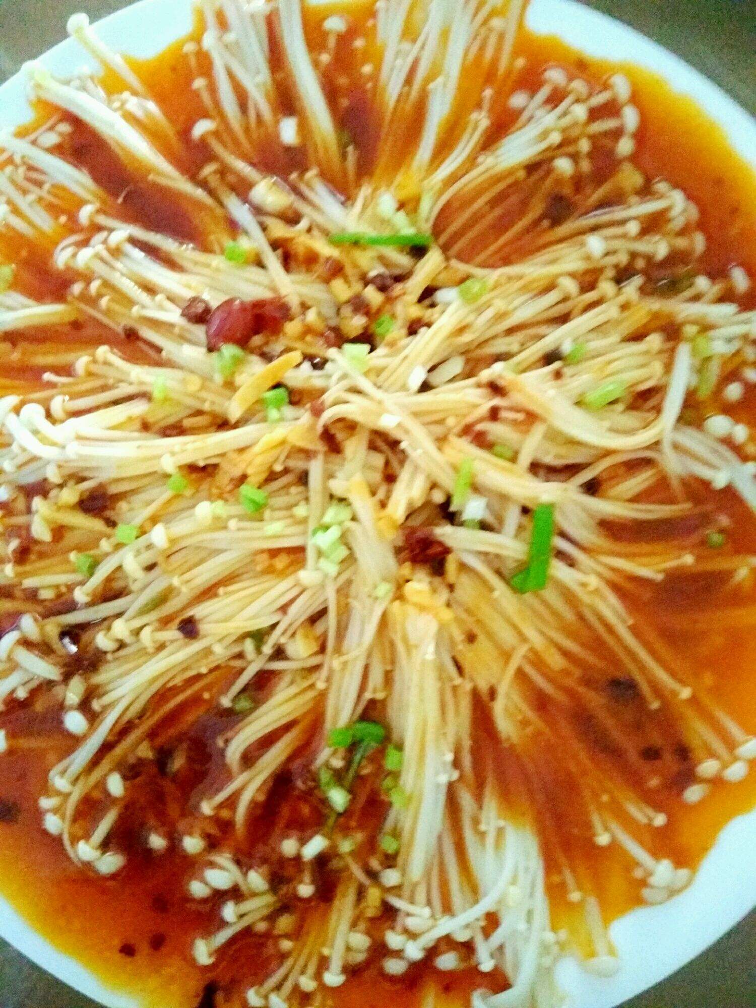 酸辣金針菇(食譜)