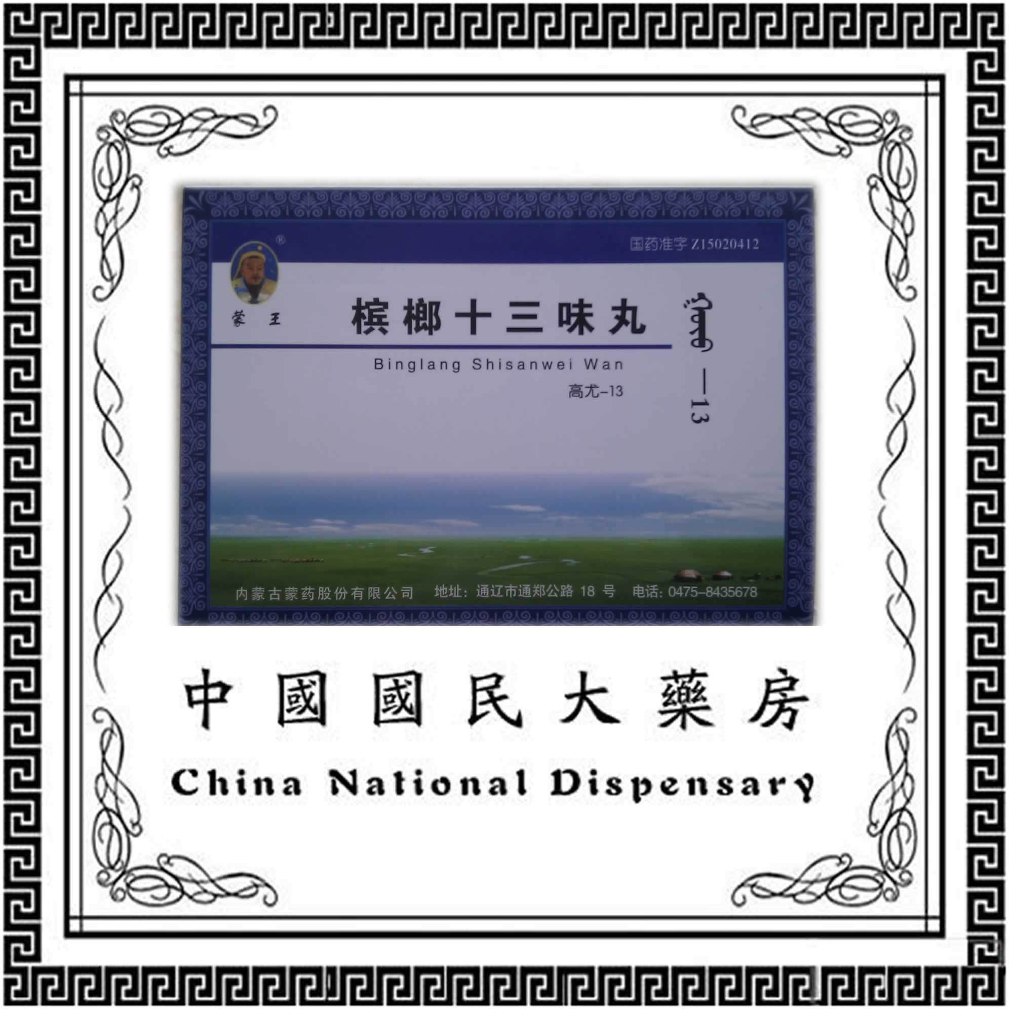 蒙王槟榔十三味丸 (医药|中医学与中药学)