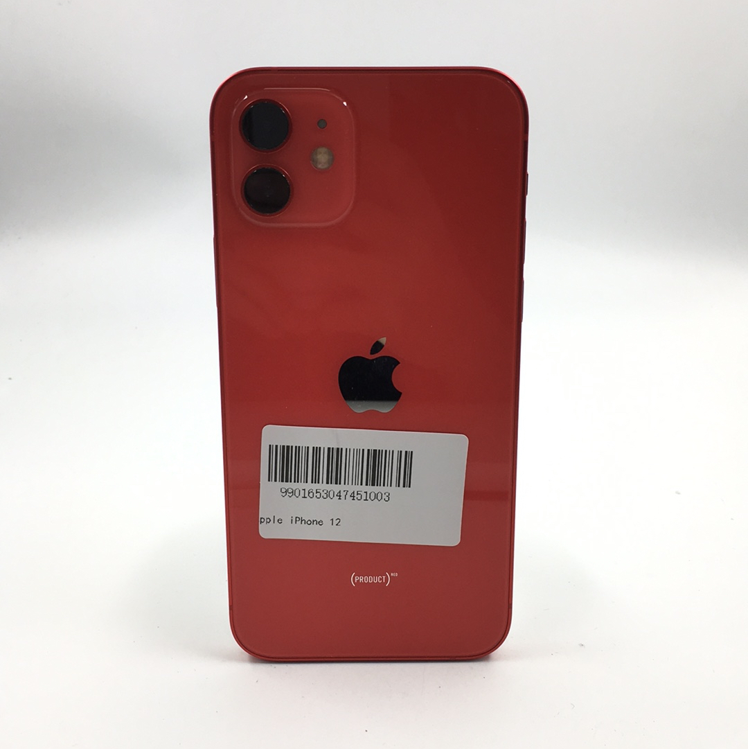苹果【iPhone 12】5G全网通 红色 128G 国行 95新 128G 真机实拍